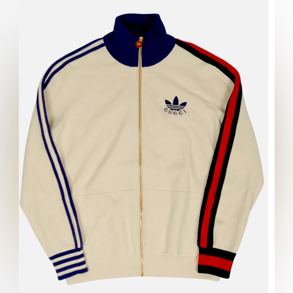 Gucci X Adidas Viscose Zip Up Jacket !!!